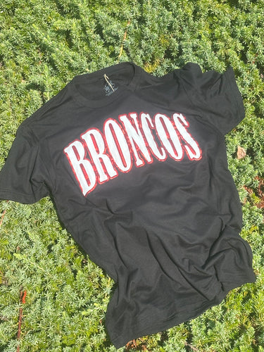Arched Broncos Mascot Tee
