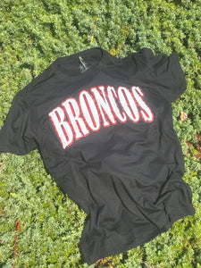 Arched Broncos Mascot Tee