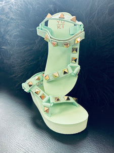 Mint Platform Sandal