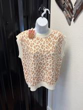 Leopard Sleeveless Sweater