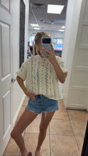 Rouched Cable Knit Sweater