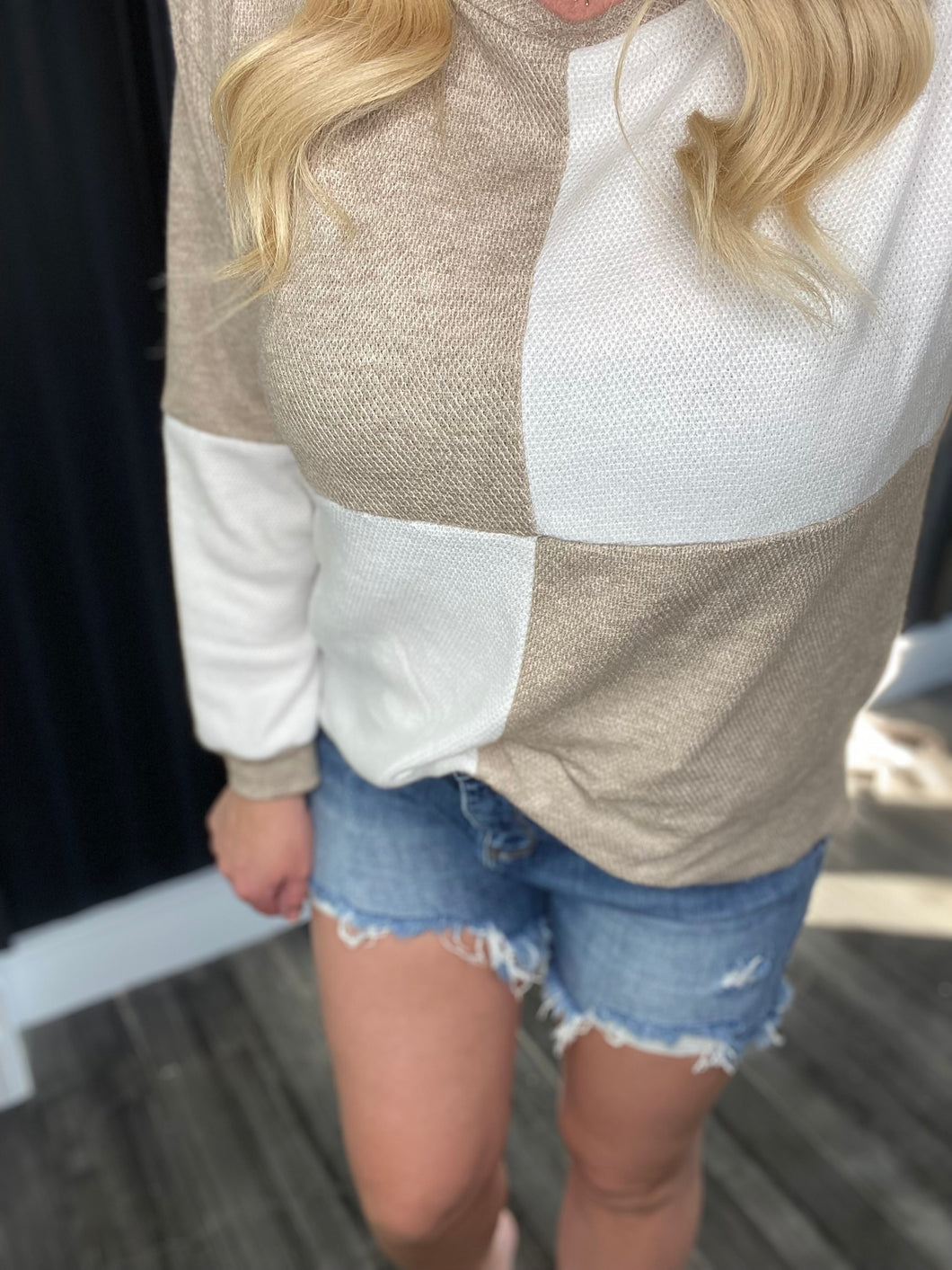 Cashmere Color Block Pullover